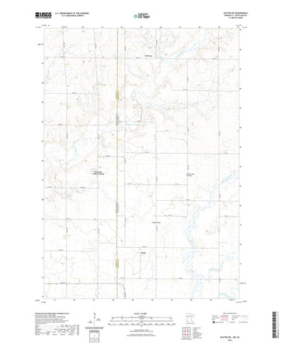 United States Geological Survey Elkton SW, MN (2022, 24000-Scale) digital map