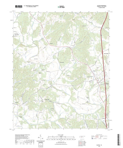 United States Geological Survey Elkton, TN (2022, 24000-Scale) digital map