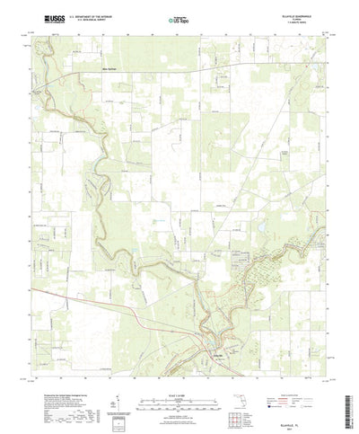 United States Geological Survey Ellaville, FL (2021, 24000-Scale) digital map