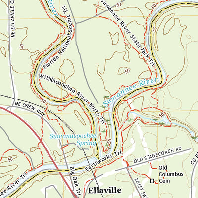 United States Geological Survey Ellaville, FL (2021, 24000-Scale) digital map