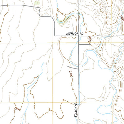 United States Geological Survey Ellis SE, KS (2022, 24000-Scale) digital map