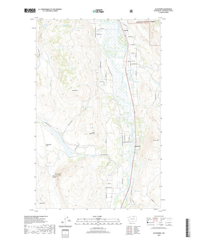 United States Geological Survey Ellisforde, WA (2020, 24000-Scale) digital map