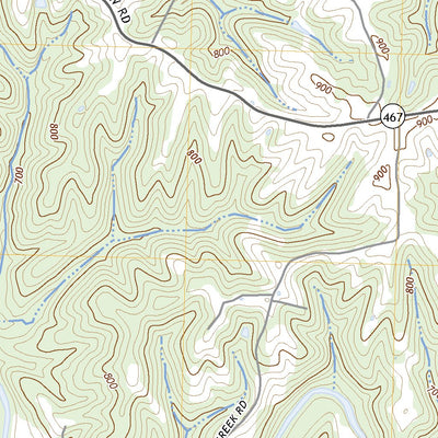 United States Geological Survey Elliston, KY (2022, 24000-Scale) digital map