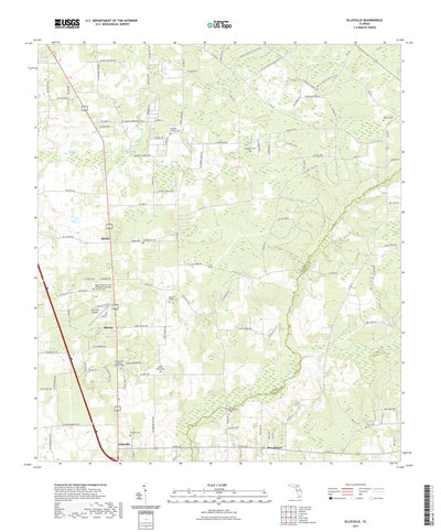 United States Geological Survey Ellisville, FL (2021, 24000-Scale) digital map