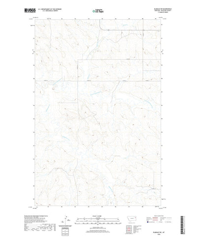 United States Geological Survey Elmdale SW, MT (2020, 24000-Scale) digital map