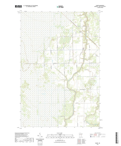 United States Geological Survey Elmer, MN (2022, 24000-Scale) digital map