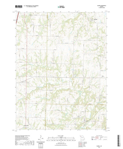 United States Geological Survey Elmira, MO (2021, 24000-Scale) digital map