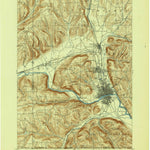 United States Geological Survey Elmira, NY-PA (1895, 62500-Scale) digital map