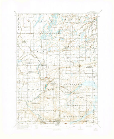United States Geological Survey Elsie, MI (1918, 62500-Scale) digital map