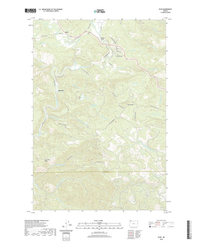 United States Geological Survey Elsie, OR (2020, 24000-Scale) digital map