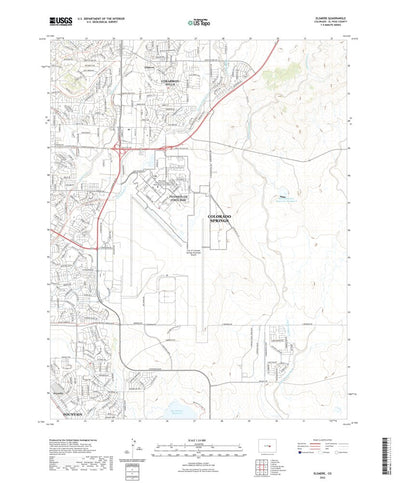 United States Geological Survey Elsmere, CO (2022, 24000-Scale) digital map
