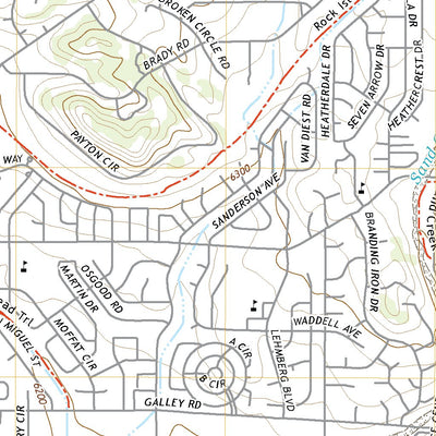 United States Geological Survey Elsmere, CO (2022, 24000-Scale) digital map