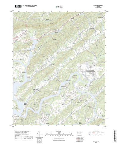 United States Geological Survey Elverton, TN (2022, 24000-Scale) digital map