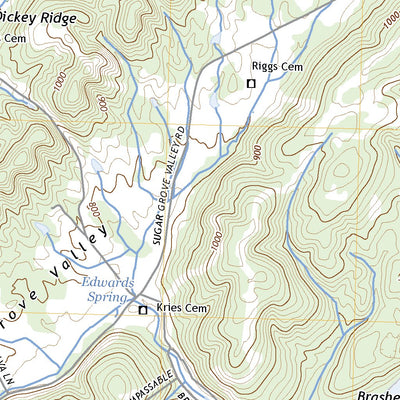 United States Geological Survey Elverton, TN (2022, 24000-Scale) digital map