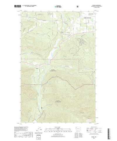 United States Geological Survey Elwha, WA (2020, 24000-Scale) digital map