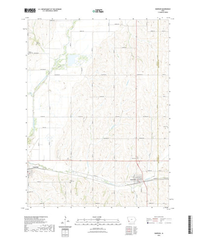 United States Geological Survey Emerson, IA (2022, 24000-Scale) digital map