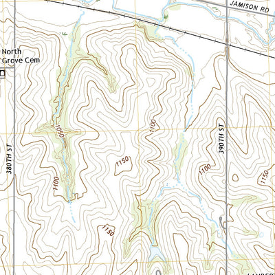 United States Geological Survey Emerson, IA (2022, 24000-Scale) digital map