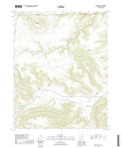 United States Geological Survey Emery Peak, NM (2020, 24000-Scale) digital map