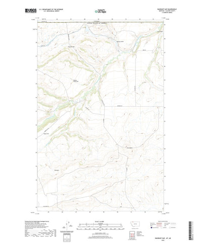 United States Geological Survey Emigrant Gap, MT (2020, 24000-Scale) digital map