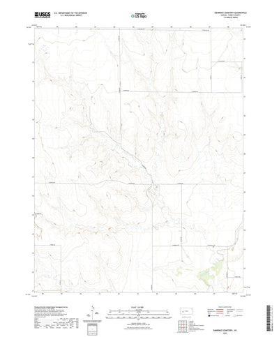 United States Geological Survey Eminence Cemetery, KS (2022, 24000-Scale) digital map