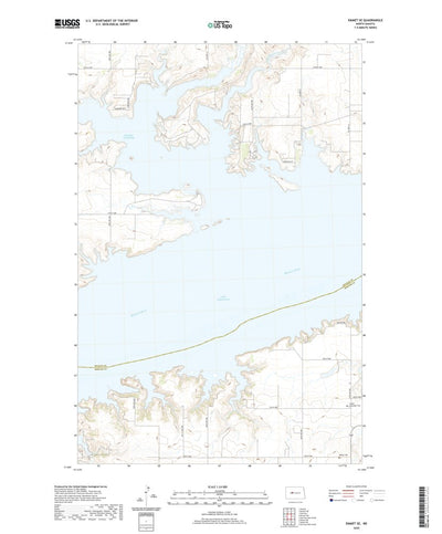 United States Geological Survey Emmet SE, ND (2020, 24000-Scale) digital map
