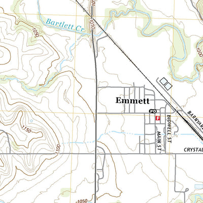 United States Geological Survey Emmett, KS (2022, 24000-Scale) digital map