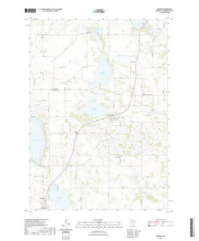 United States Geological Survey Emmons, MN (2022, 24000-Scale) digital map