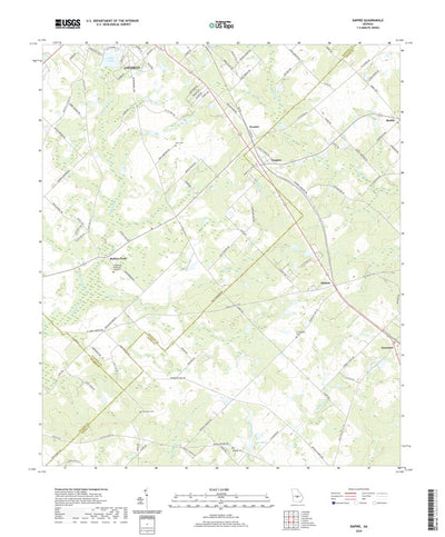 United States Geological Survey Empire, GA (2020, 24000-Scale) digital map