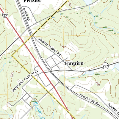 United States Geological Survey Empire, GA (2020, 24000-Scale) digital map