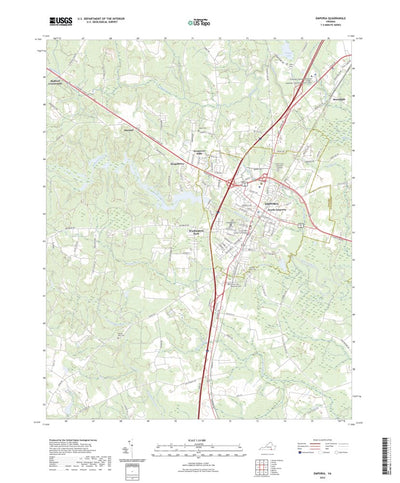 United States Geological Survey Emporia, VA (2022, 24000-Scale) digital map