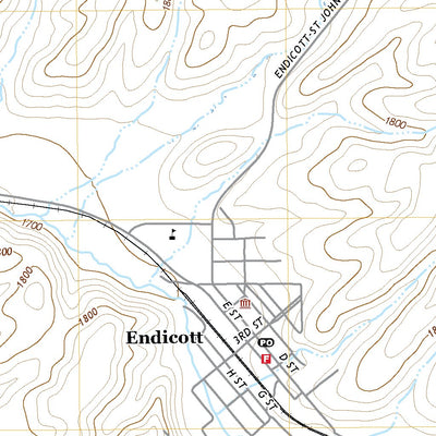 United States Geological Survey Endicott, WA (2020, 24000-Scale) digital map