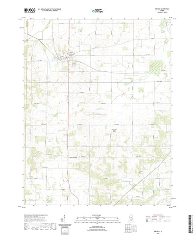 United States Geological Survey Enfield, IL (2021, 24000-Scale) digital map