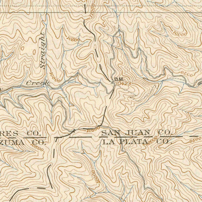 United States Geological Survey Engineer Mountain, CO (1908, 62500-Scale) digital map