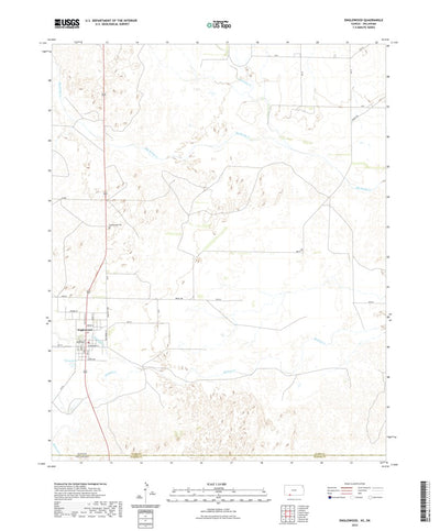 United States Geological Survey Englewood, KS (2022, 24000-Scale) digital map