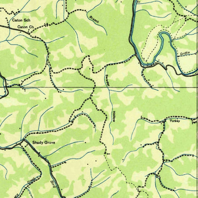 United States Geological Survey English Mountain, TN (1935, 48000-Scale) digital map