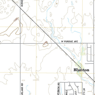 United States Geological Survey Enid West, OK (2022, 24000-Scale) digital map