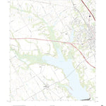 United States Geological Survey Ennis West, TX (2022, 24000-Scale) digital map