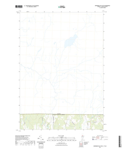 United States Geological Survey Enosburg Falls OE N, VT (2021, 24000-Scale) digital map