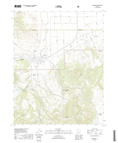 United States Geological Survey Enterprise, UT (2020, 24000-Scale) digital map