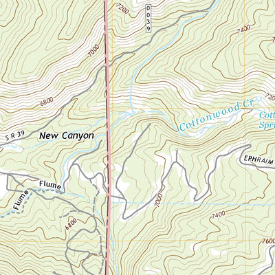 United States Geological Survey Ephraim, UT (2020, 24000-Scale) digital map