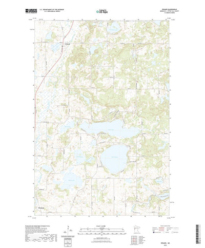 United States Geological Survey Erhard, MN (2022, 24000-Scale) digital map