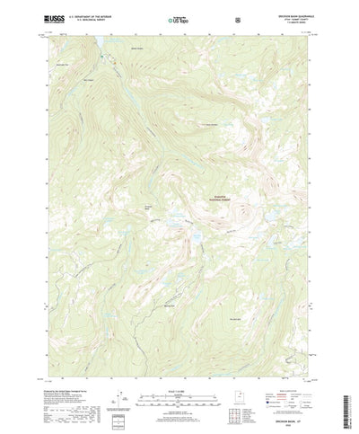 United States Geological Survey Erickson Basin, UT (2020, 24000-Scale) digital map