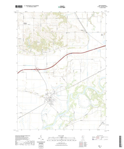 United States Geological Survey Erie, IL (2021, 24000-Scale) digital map