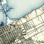 United States Geological Survey Erie, PA (1899, 62500-Scale) digital map