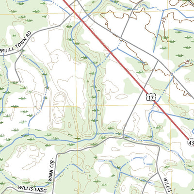 United States Geological Survey Ernul, NC (2022, 24000-Scale) digital map