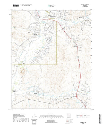 United States Geological Survey Espanola, NM (2020, 24000-Scale) digital map
