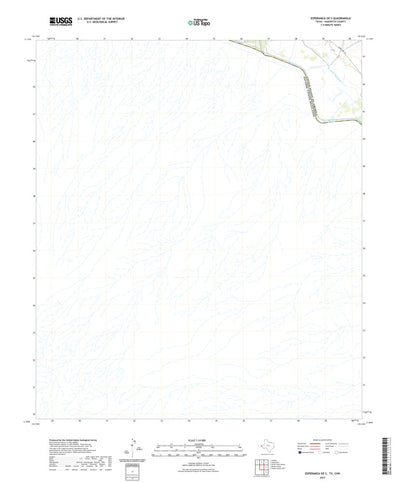 United States Geological Survey Esperanza OE S, TX (2022, 24000-Scale) digital map