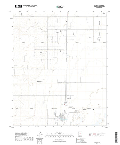 United States Geological Survey Estancia, NM (2020, 24000-Scale) digital map