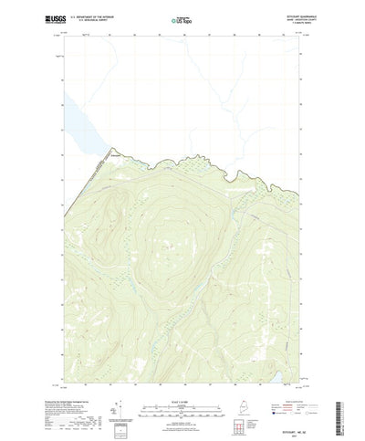 United States Geological Survey Estcourt, ME (2021, 24000-Scale) digital map