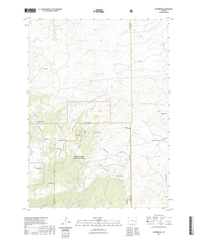 United States Geological Survey Esterbrook, WY (2021, 24000-Scale) digital map